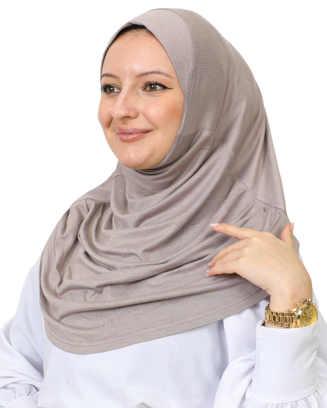 Plain Ready To Wear Hijab for Women - Black