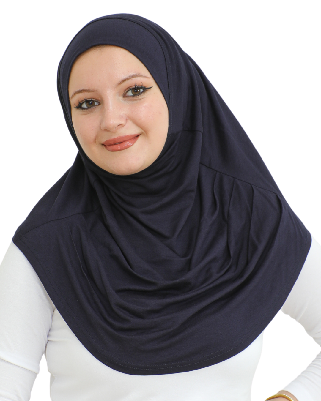 Plain Ready To Wear Hijab for Women - Black