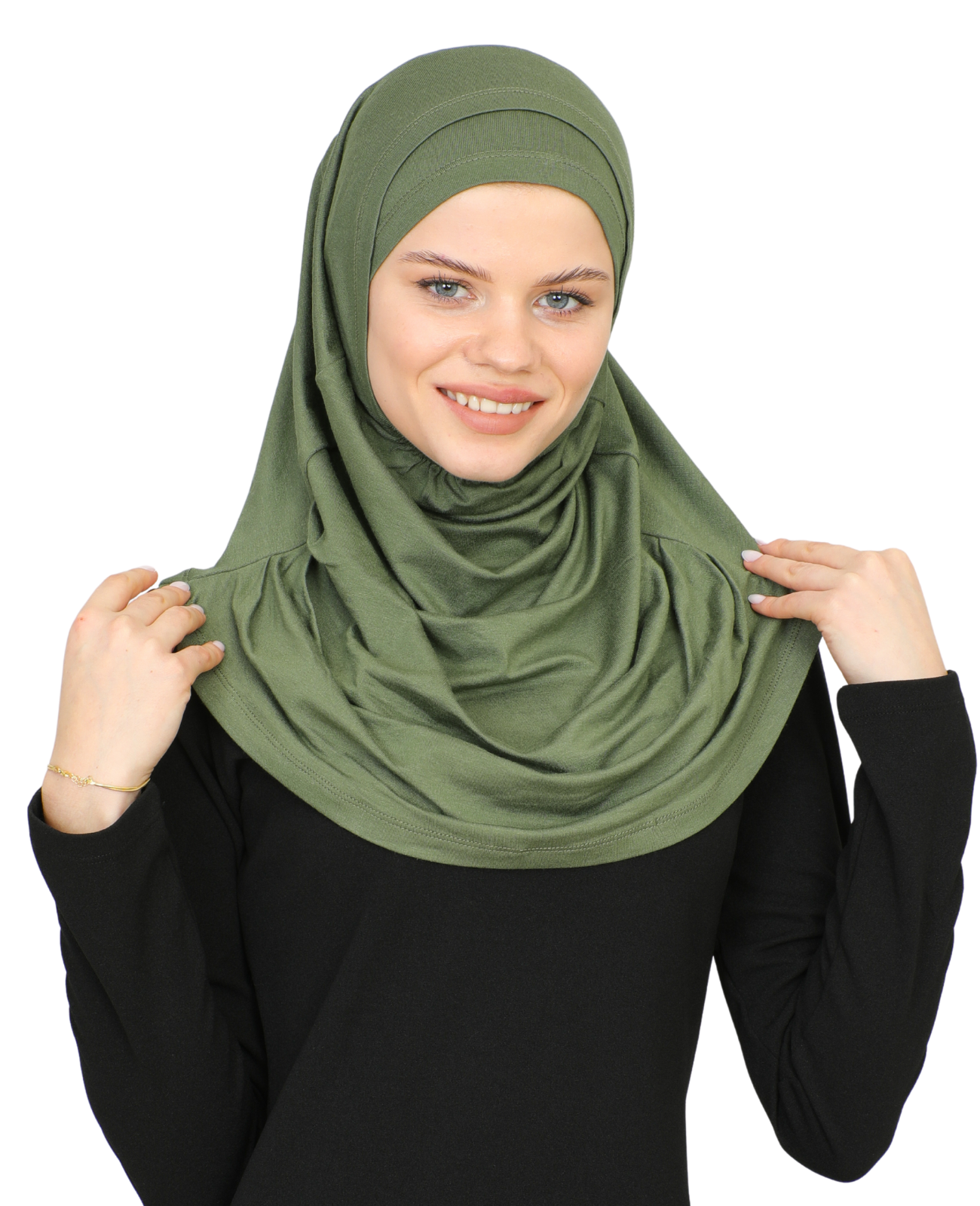 Chic Ready To Wear Hijab For Women - Khaki