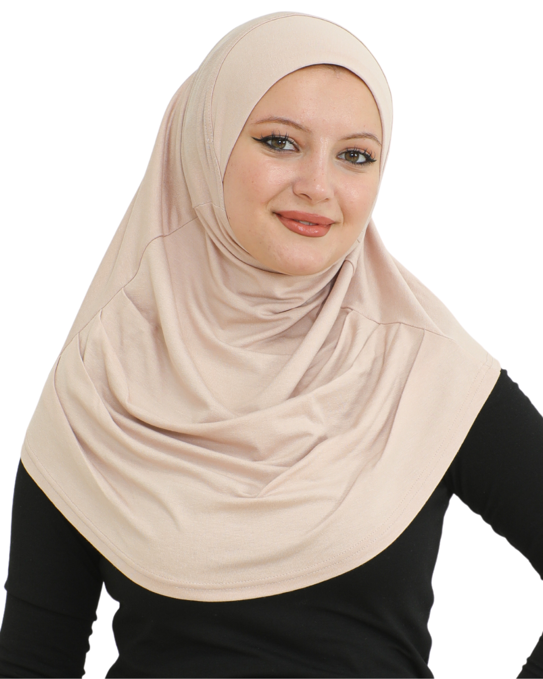 Plain Ready To Wear Hijab for Women - Black