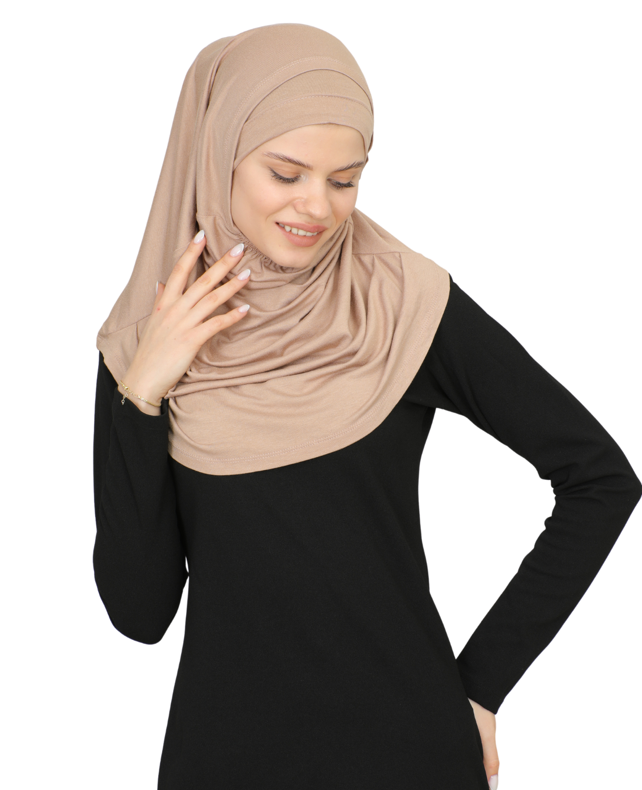 Chic Ready To Wear Hijab For Women - Deep Mink