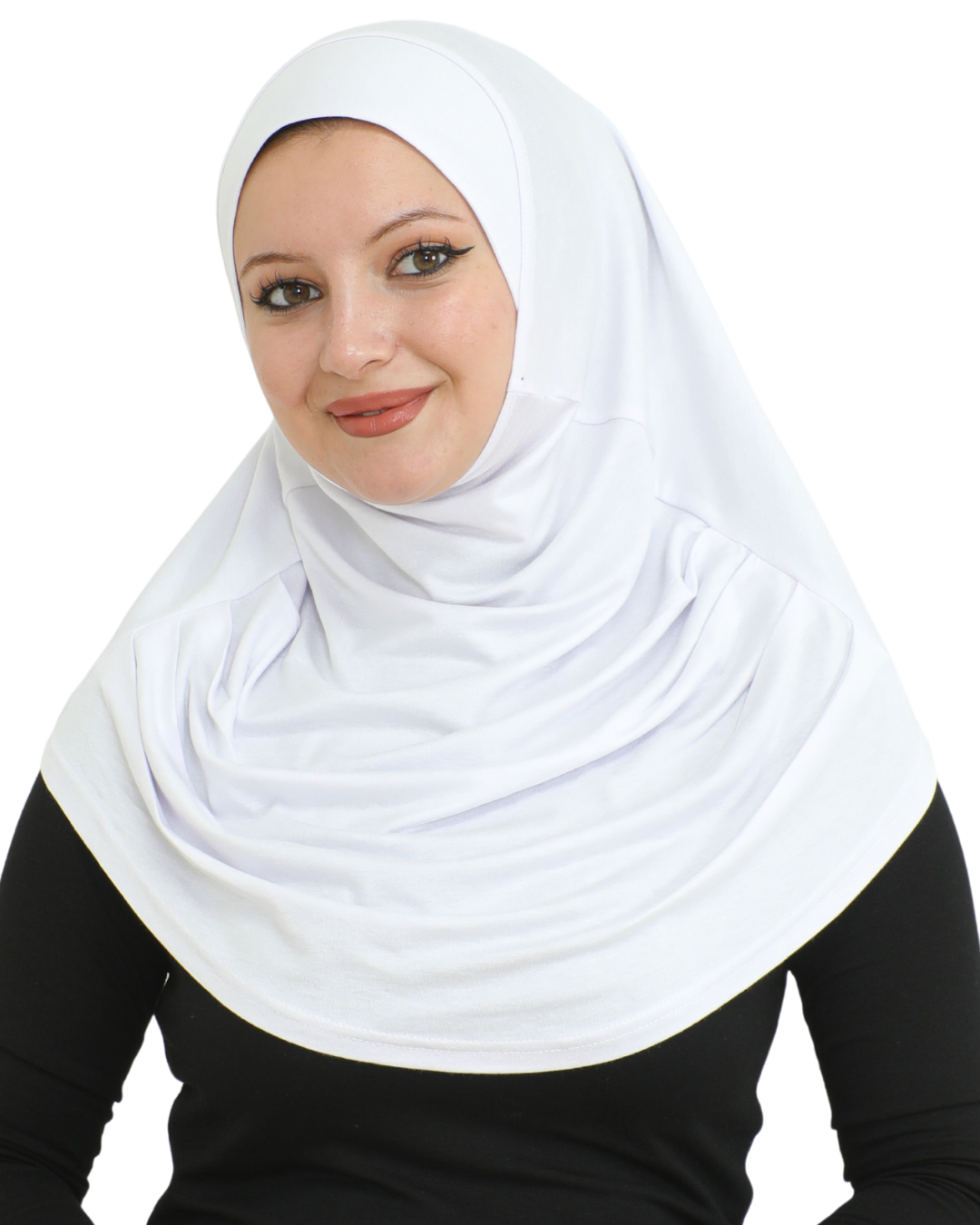 Plain Ready To Wear Hijab for Women - Black