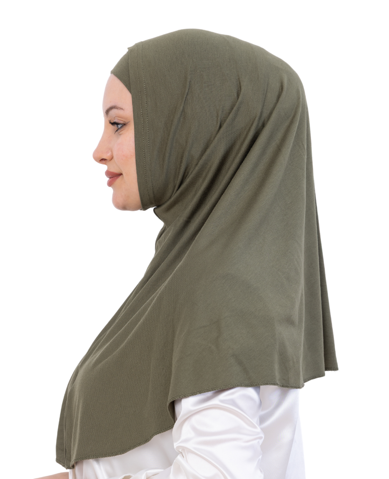 Instant Hijab With Cap Non Pleated - Black