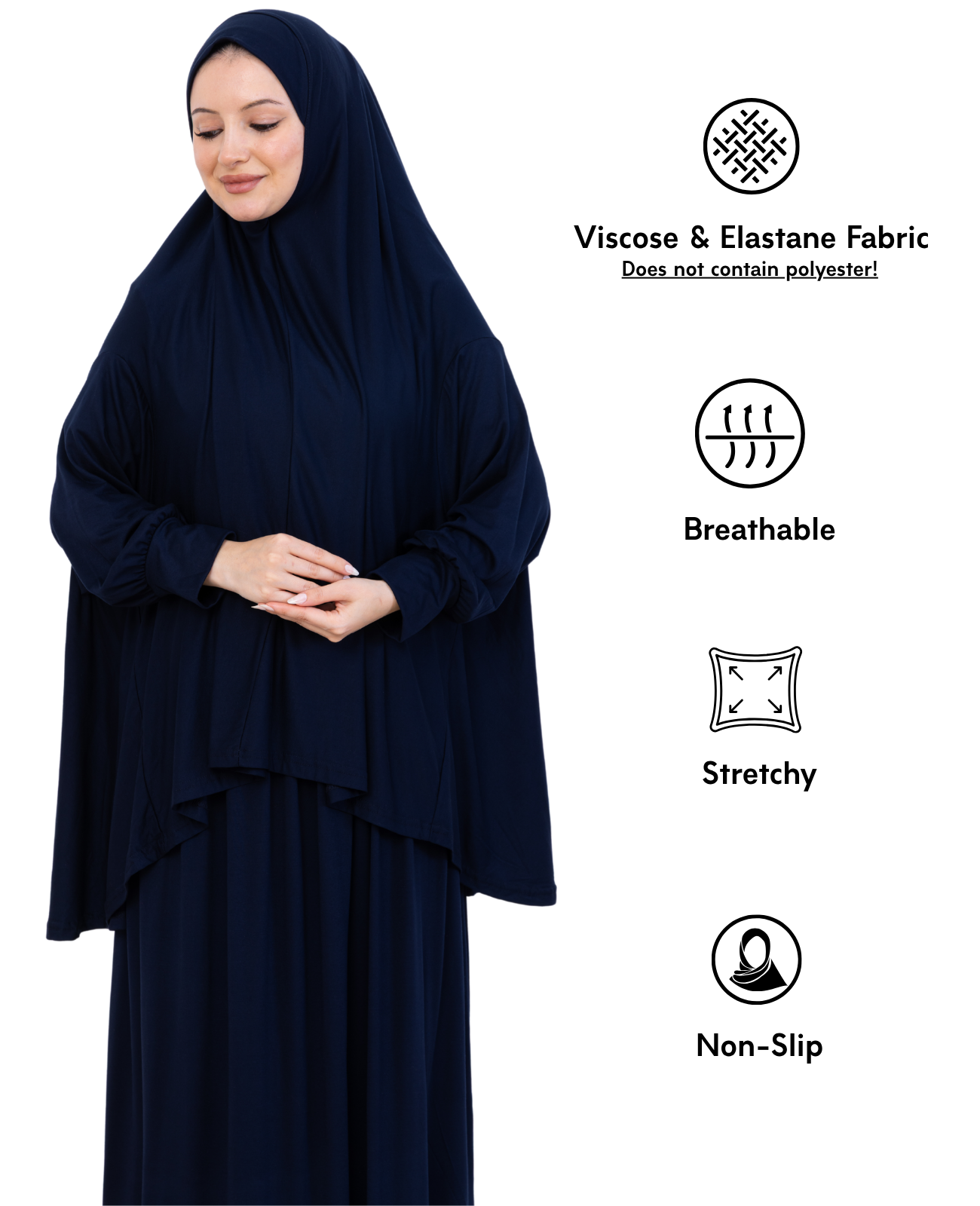 Two Piece Prayer Dress Set Viscose