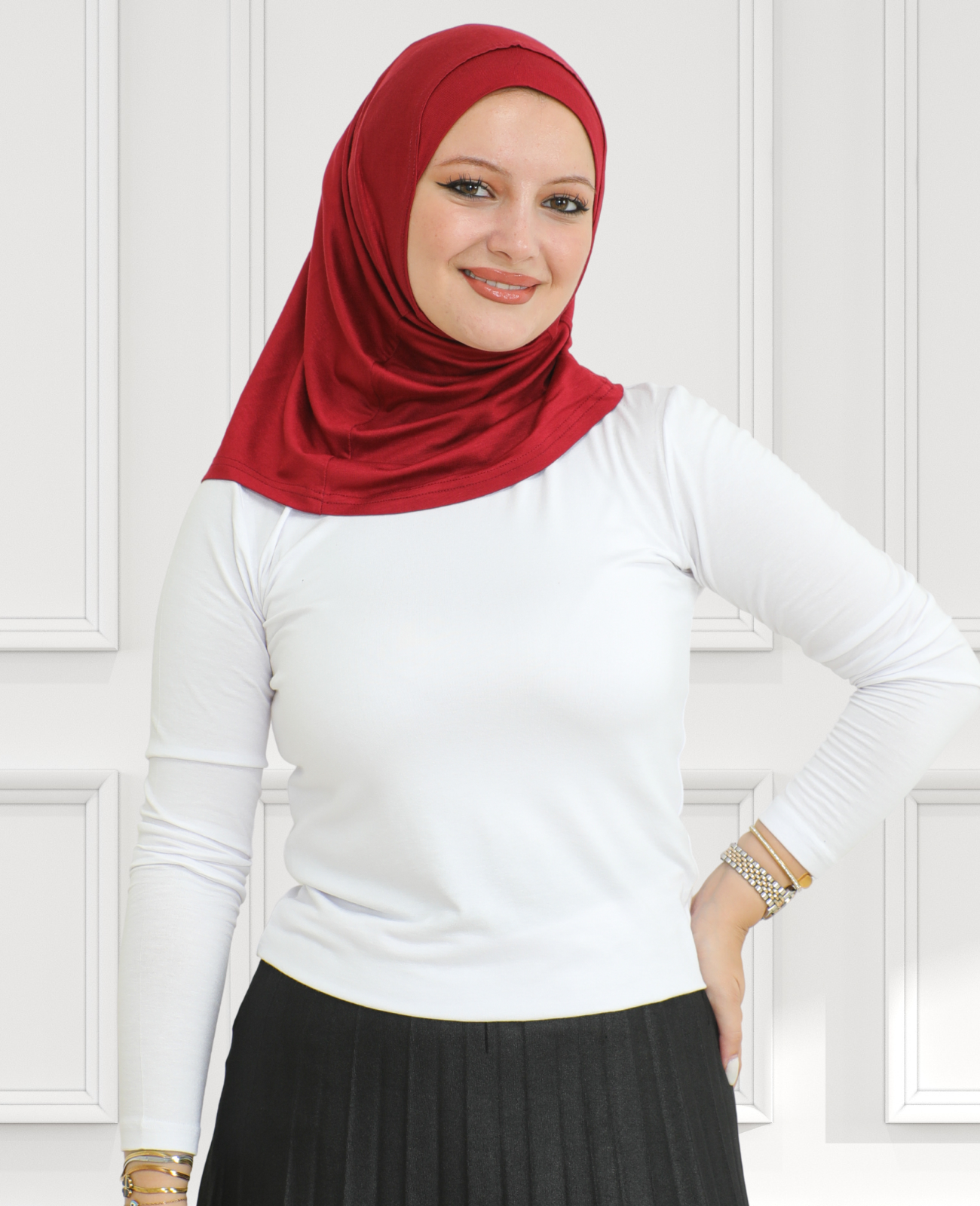 Sport Instant Hijab For Women Muslim Cotton Turban