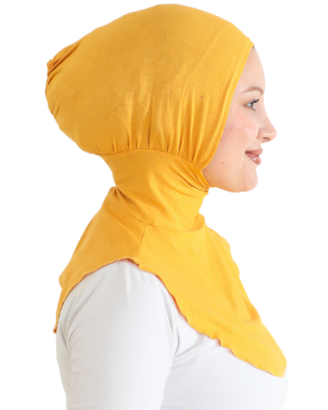 Sport Hijab With Neck Collar - Black