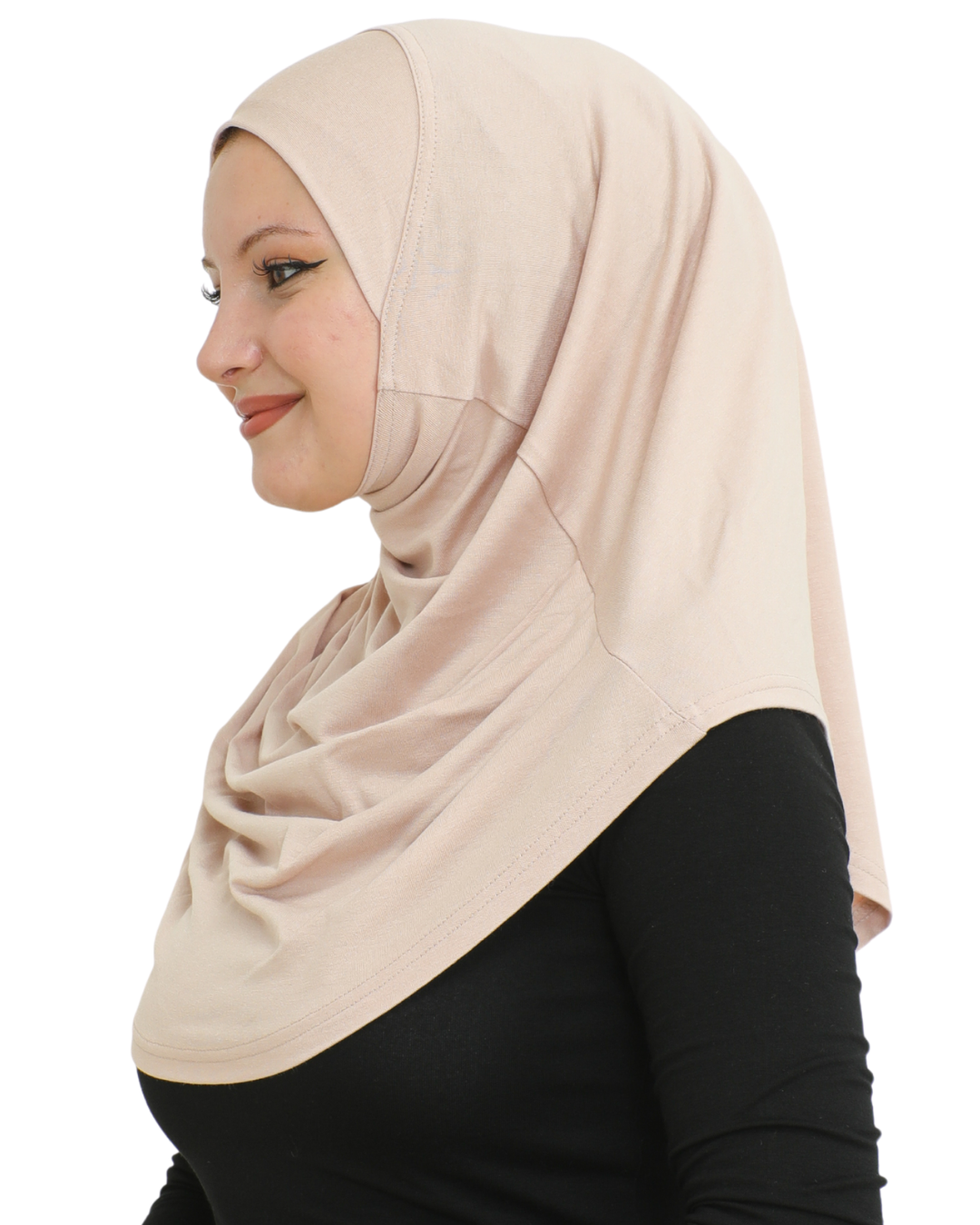 Plain Ready To Wear Hijab for Women - Black