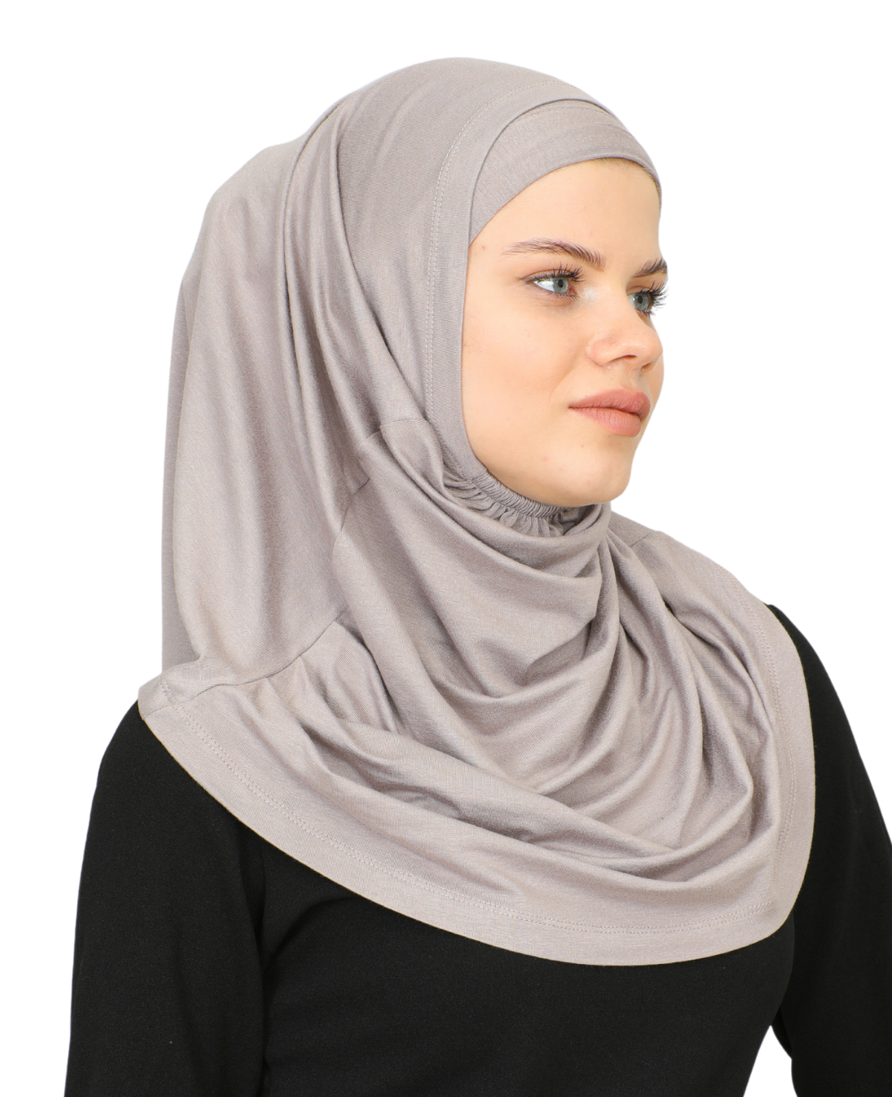 Chic Ready To Wear Hijab For Women - Black