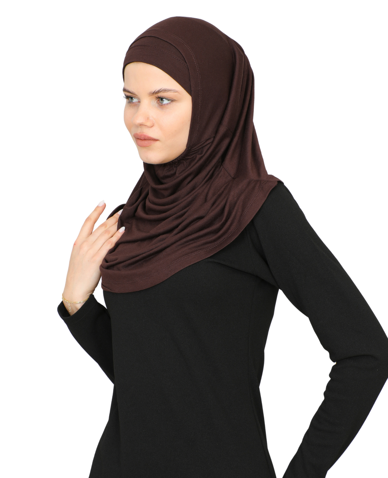 Chic Ready To Wear Hijab For Women - Black