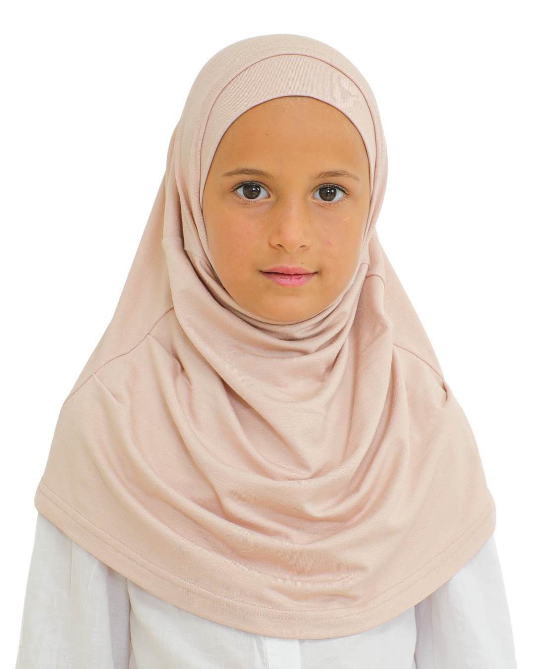 Easy To Wear Hijab For Girls Muslim Scarf for Kids - Pink