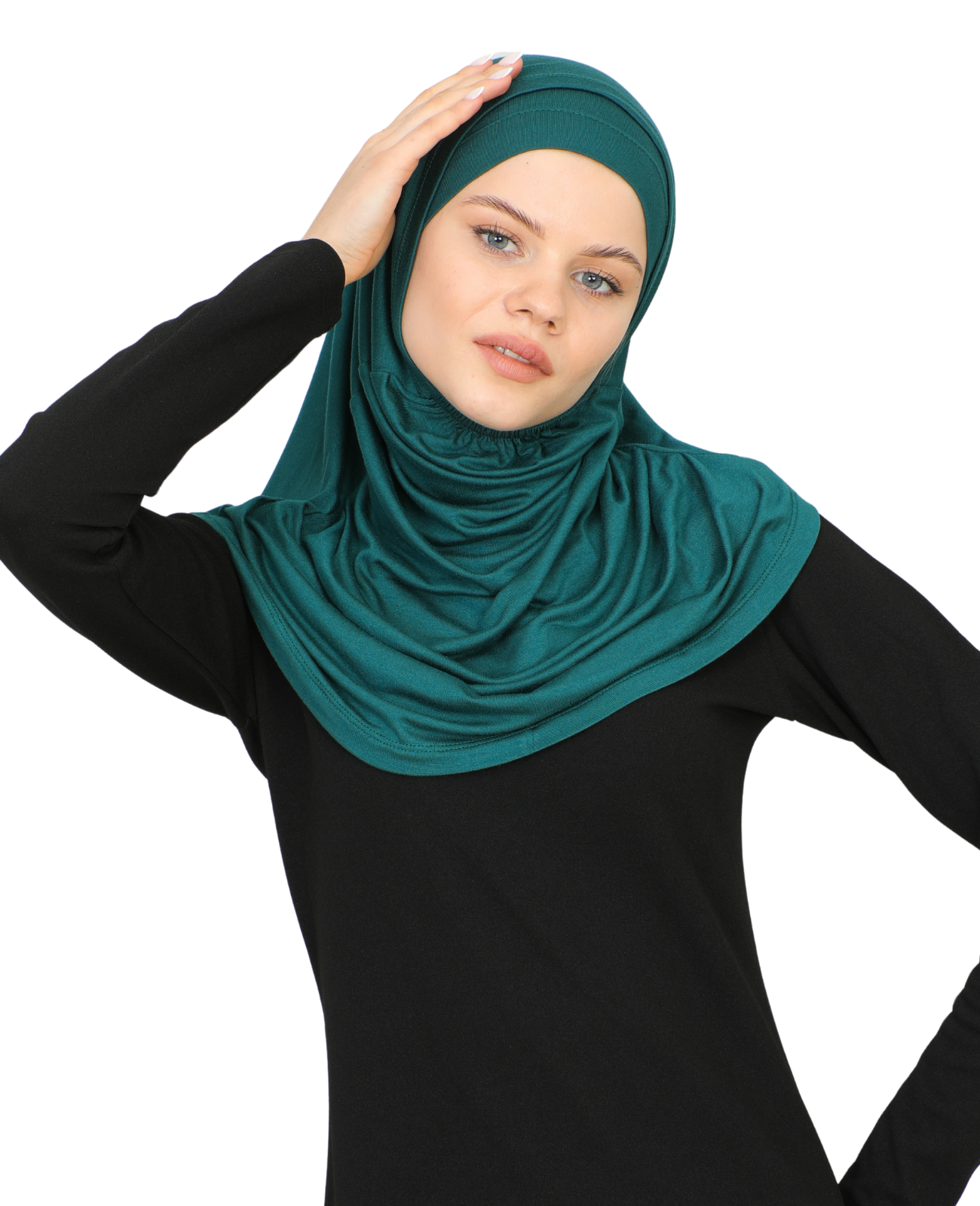 Chic Ready To Wear Hijab For Women - Black