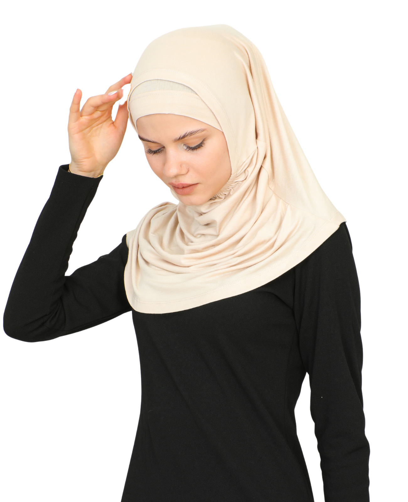 Chic Ready To Wear Hijab For Women - Black