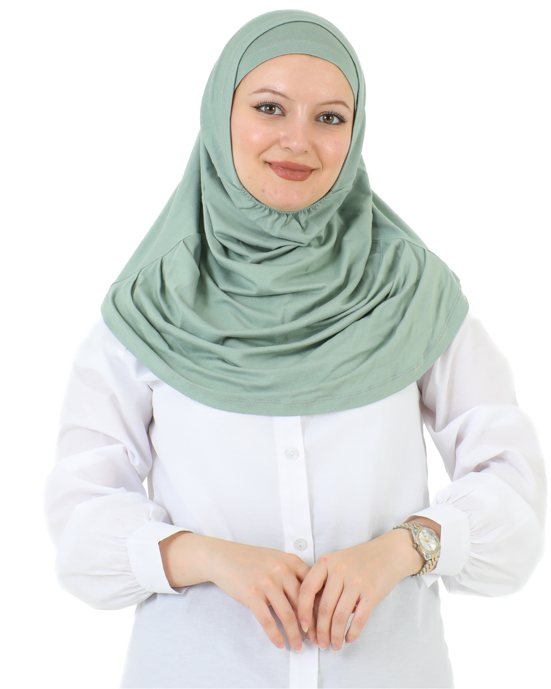 Chic Ready To Wear Hijab For Women - Black