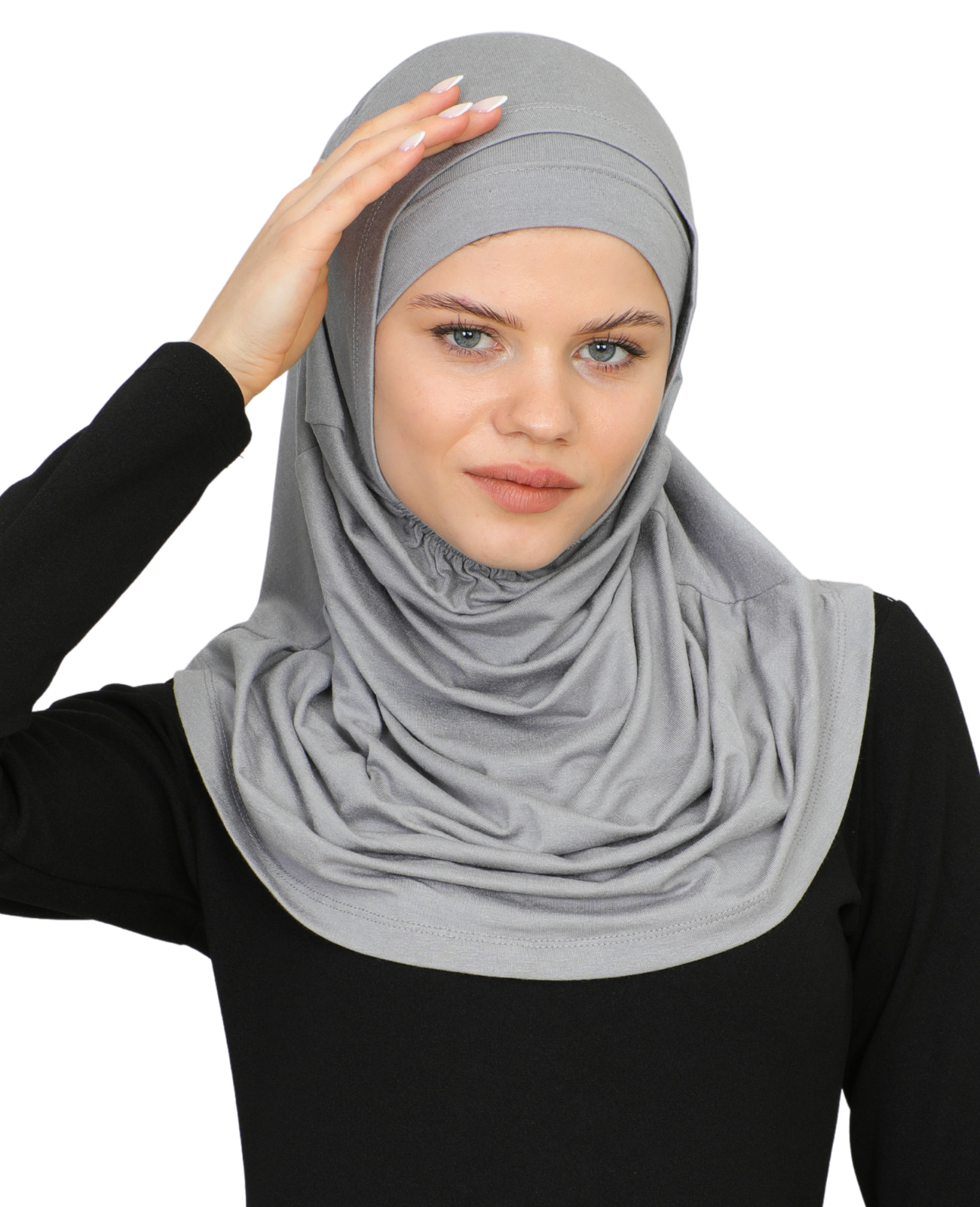 Chic Ready To Wear Hijab For Women - Black