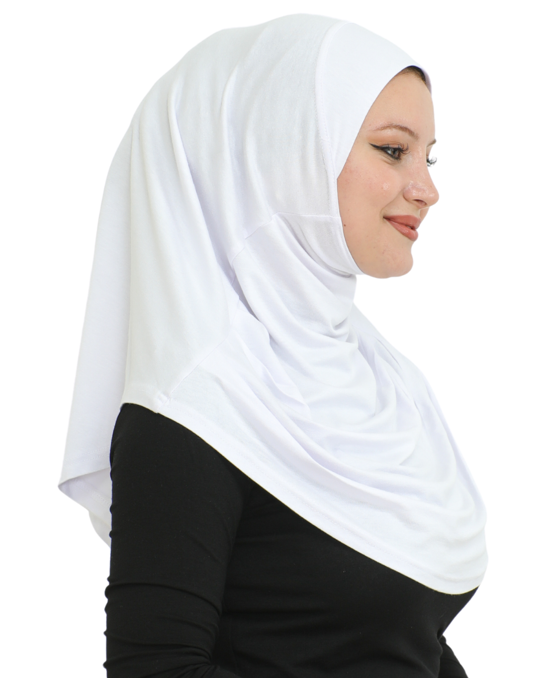 Plain Ready To Wear Hijab for Women - Black