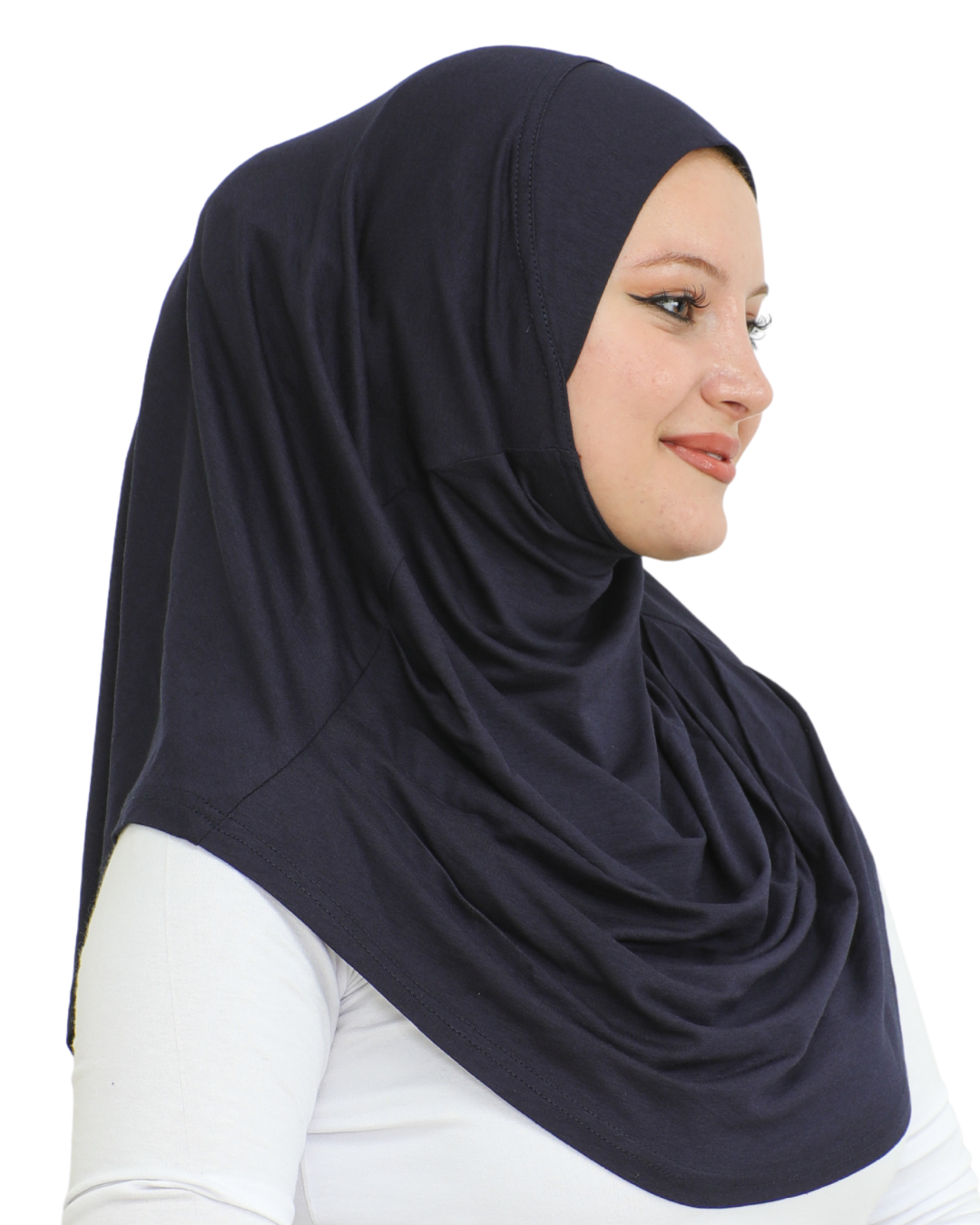 Plain Ready To Wear Hijab for Women - Black