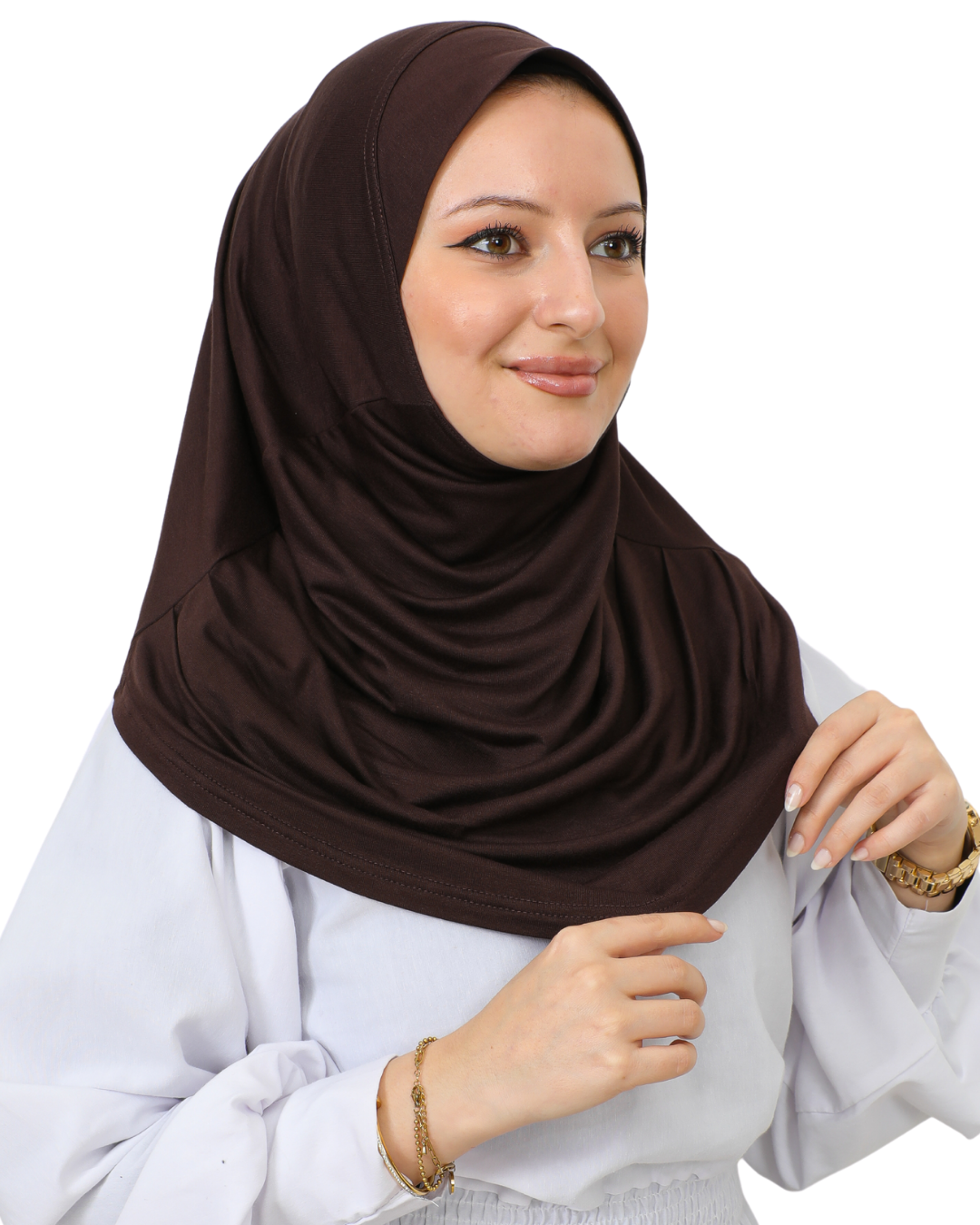 Plain Ready To Wear Hijab for Women - Black