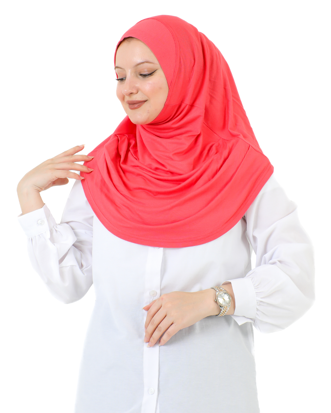 Plain Ready To Wear Hijab for Women - Black