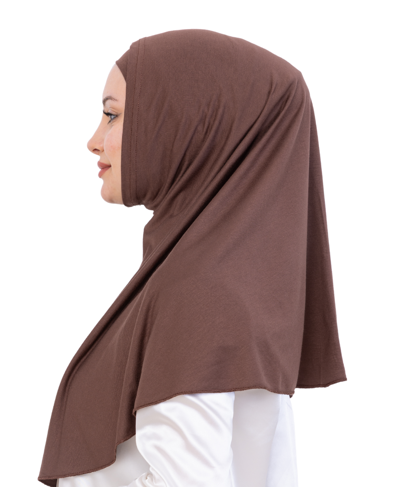 Instant Hijab With Cap Non Pleated - Black