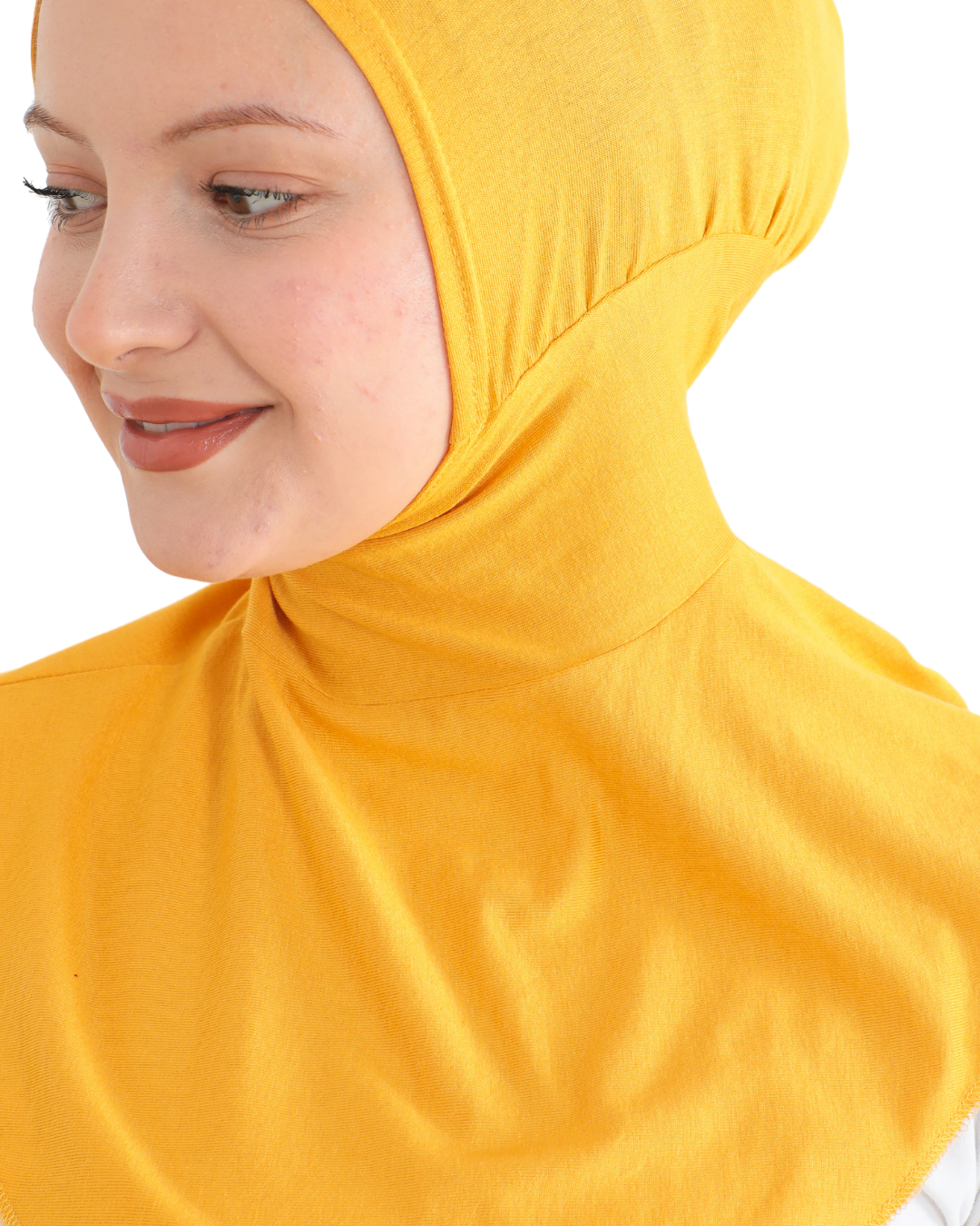 Sport Hijab With Neck Collar - Black
