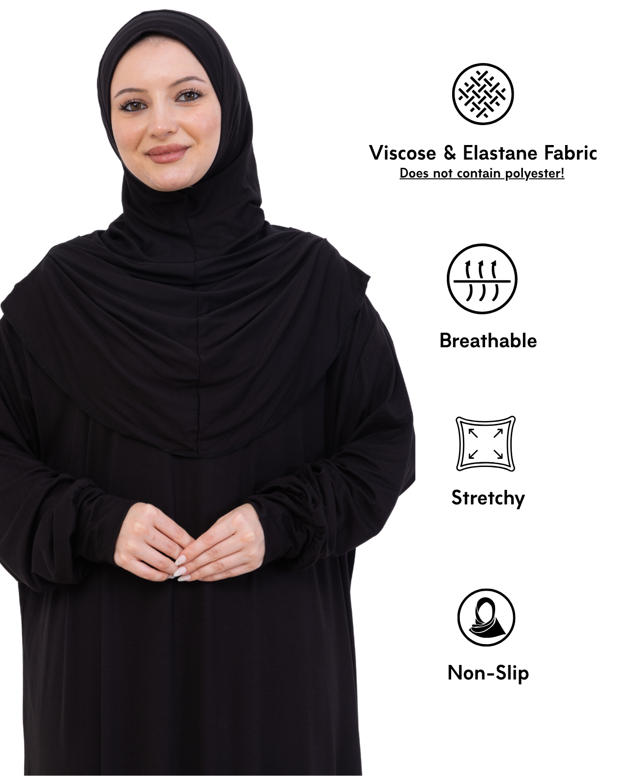 One Piece Prayer Dress Set Viscose