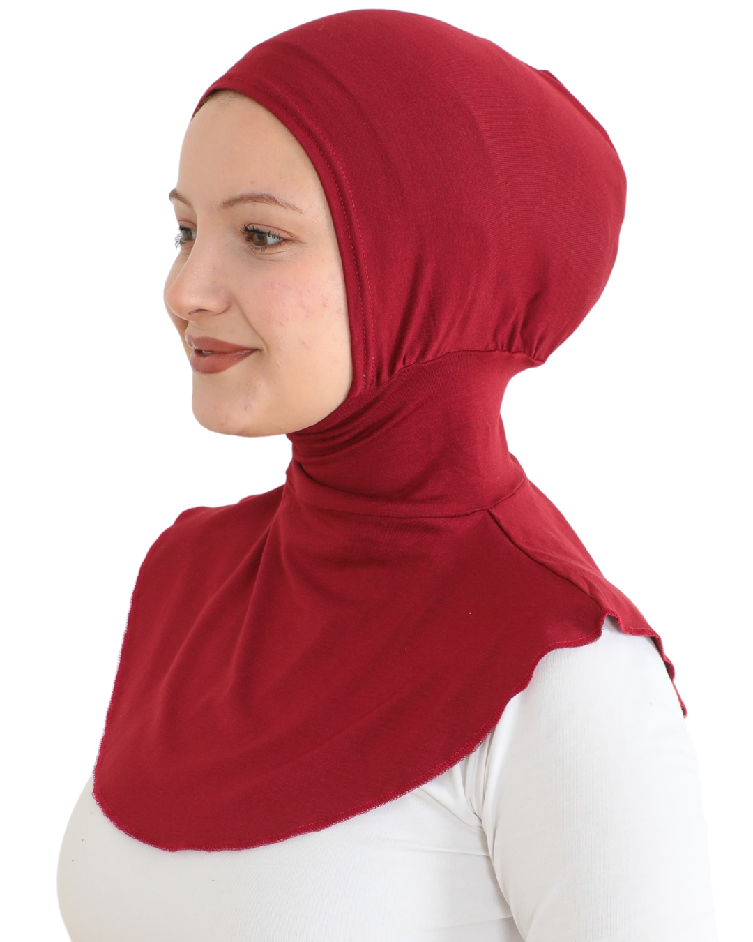 Sport Hijab With Neck Collar - Black