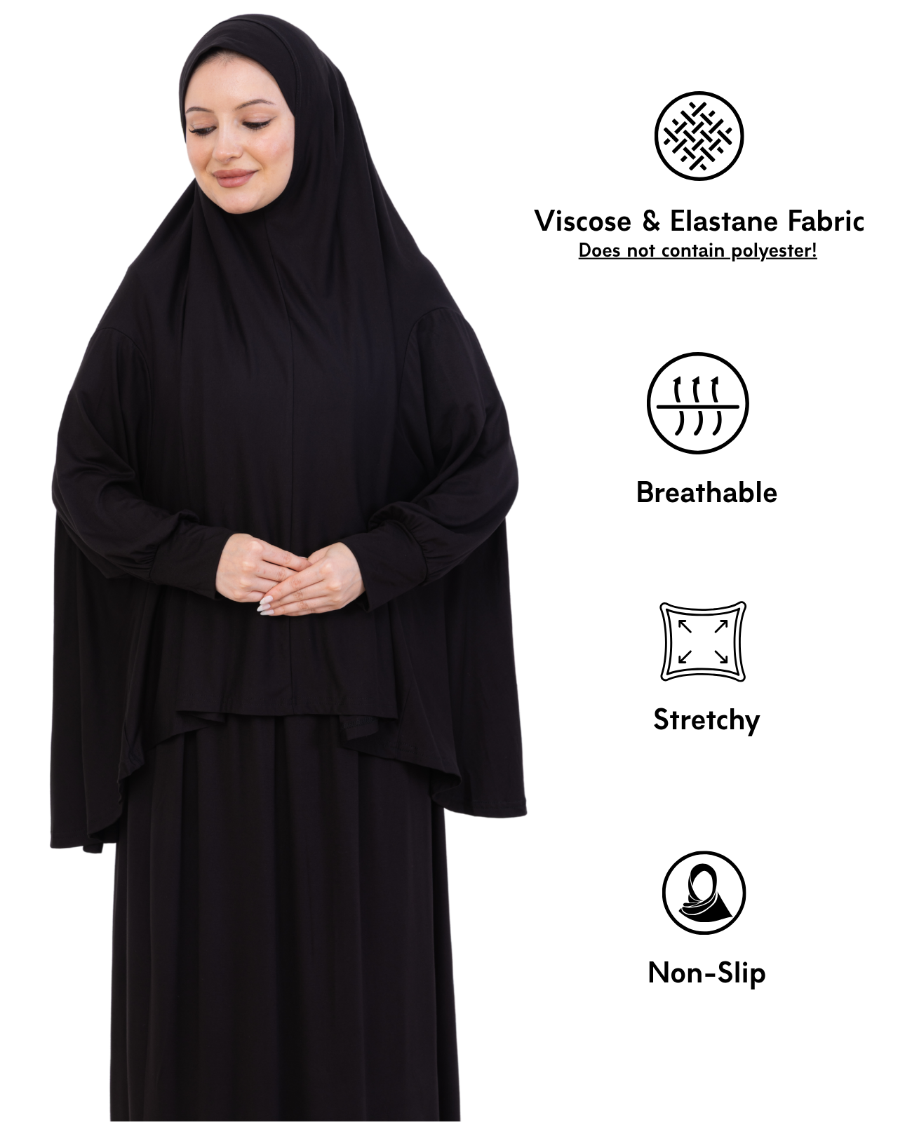 Two Piece Prayer Dress Set Viscose