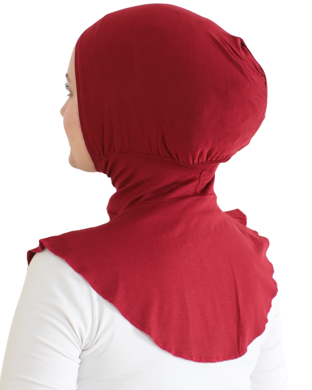 Sport Hijab With Neck Collar - Black
