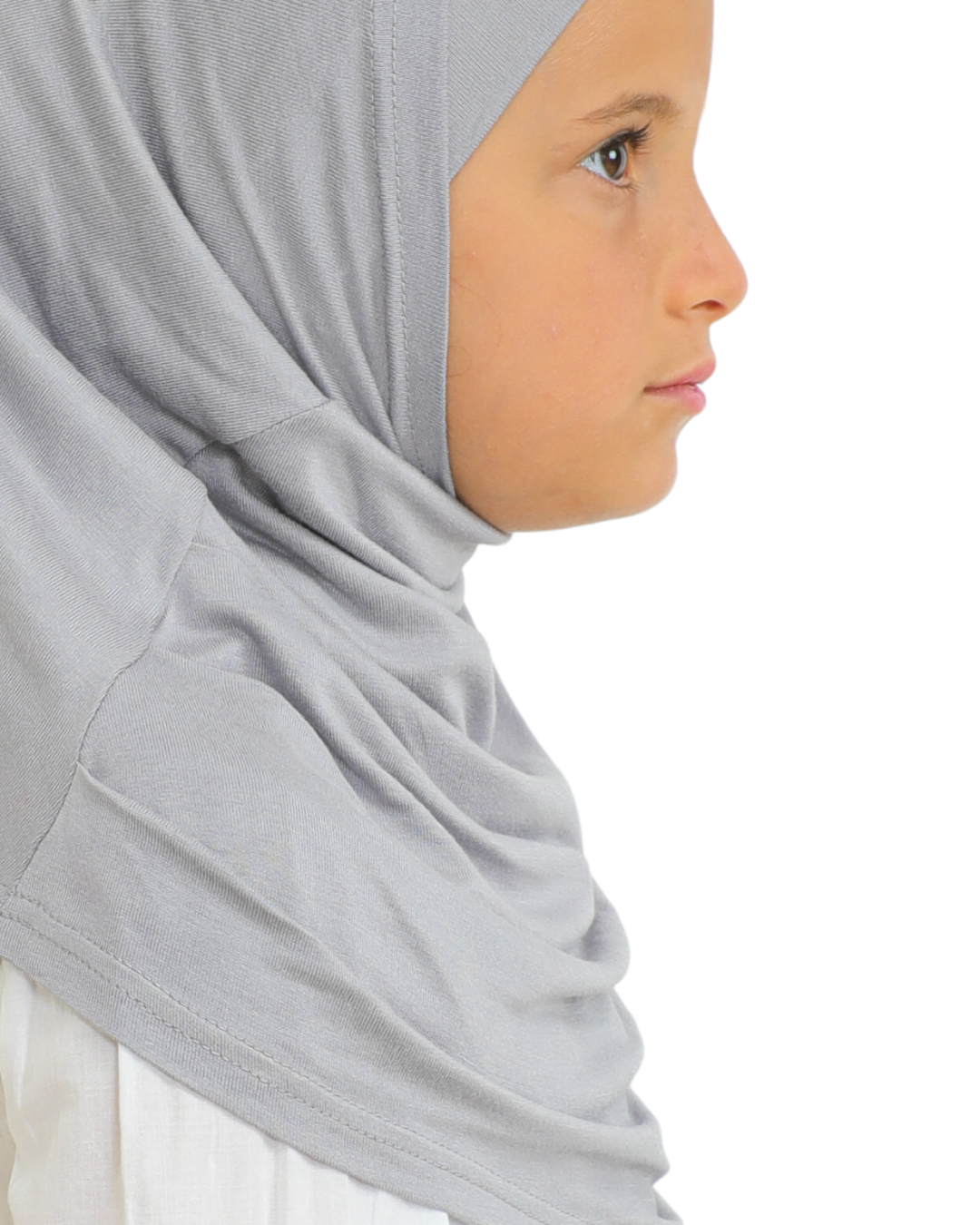 Easy To Wear Hijab For Girls Muslim Scarf for Kids - Pink