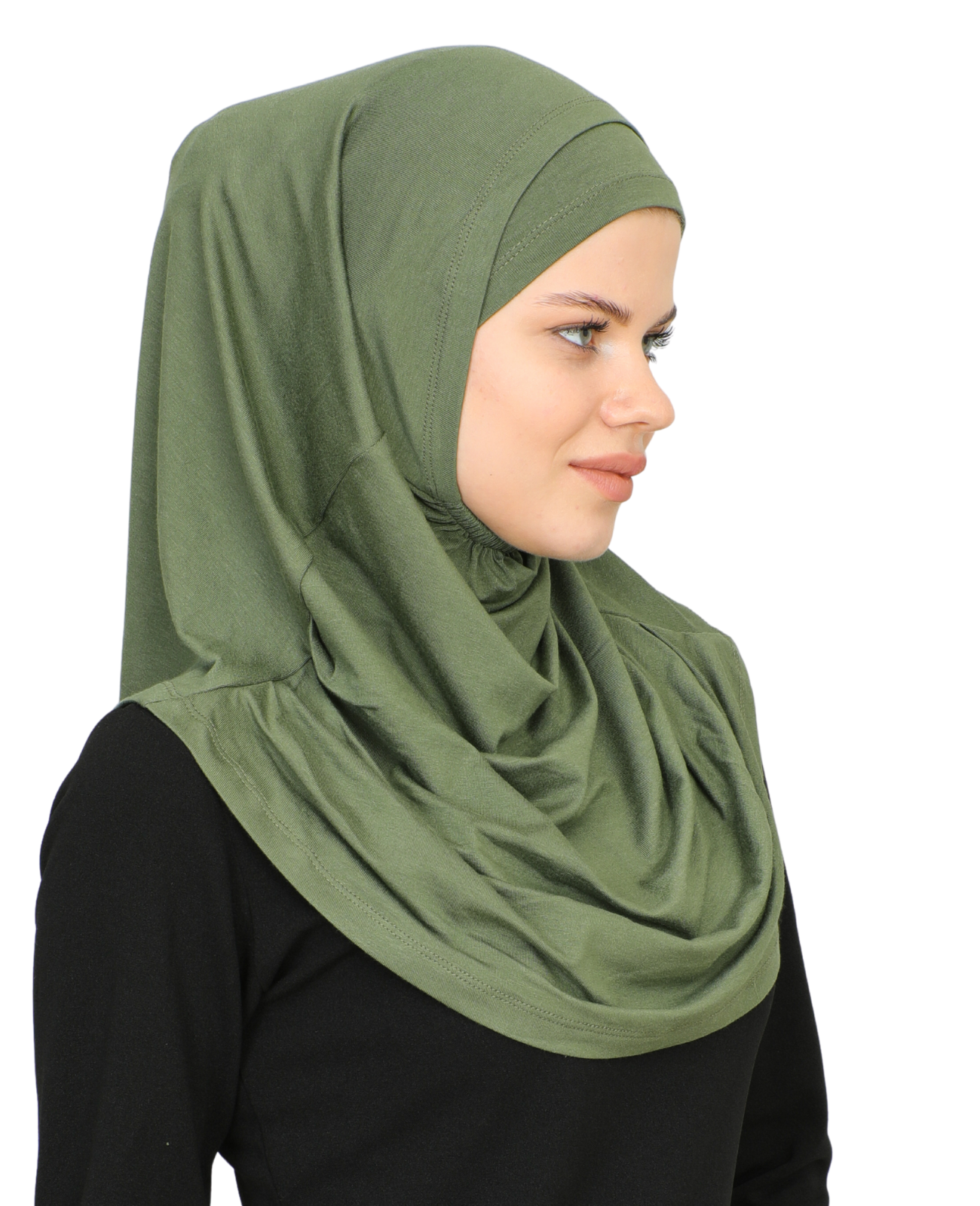 Chic Ready To Wear Hijab For Women - Black