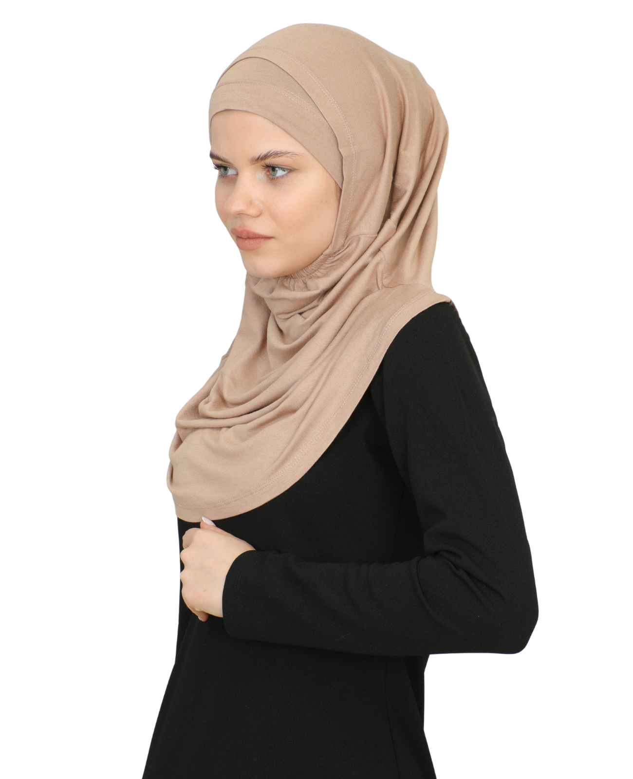 Chic Ready To Wear Hijab For Women - Black