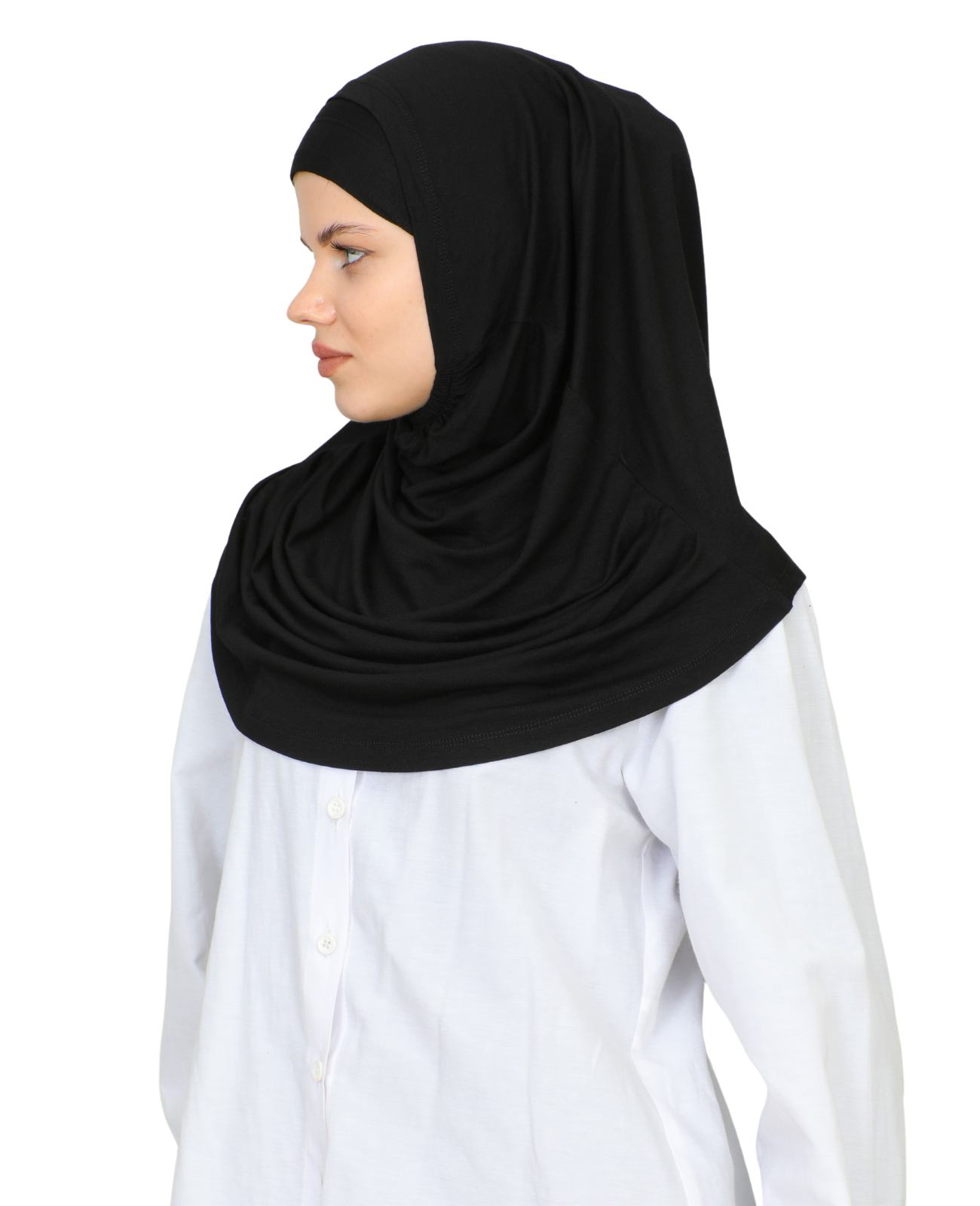 Chic Ready To Wear Hijab For Women - Black