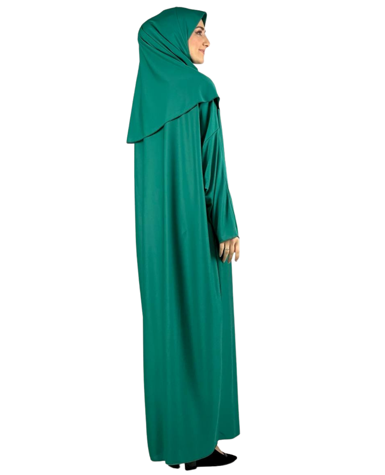 Women Prayers Clothes with Hijab Muslim Outfits Long Robe Abaya Turkish Islamic Dresses Dubai Kaftan with Rosary