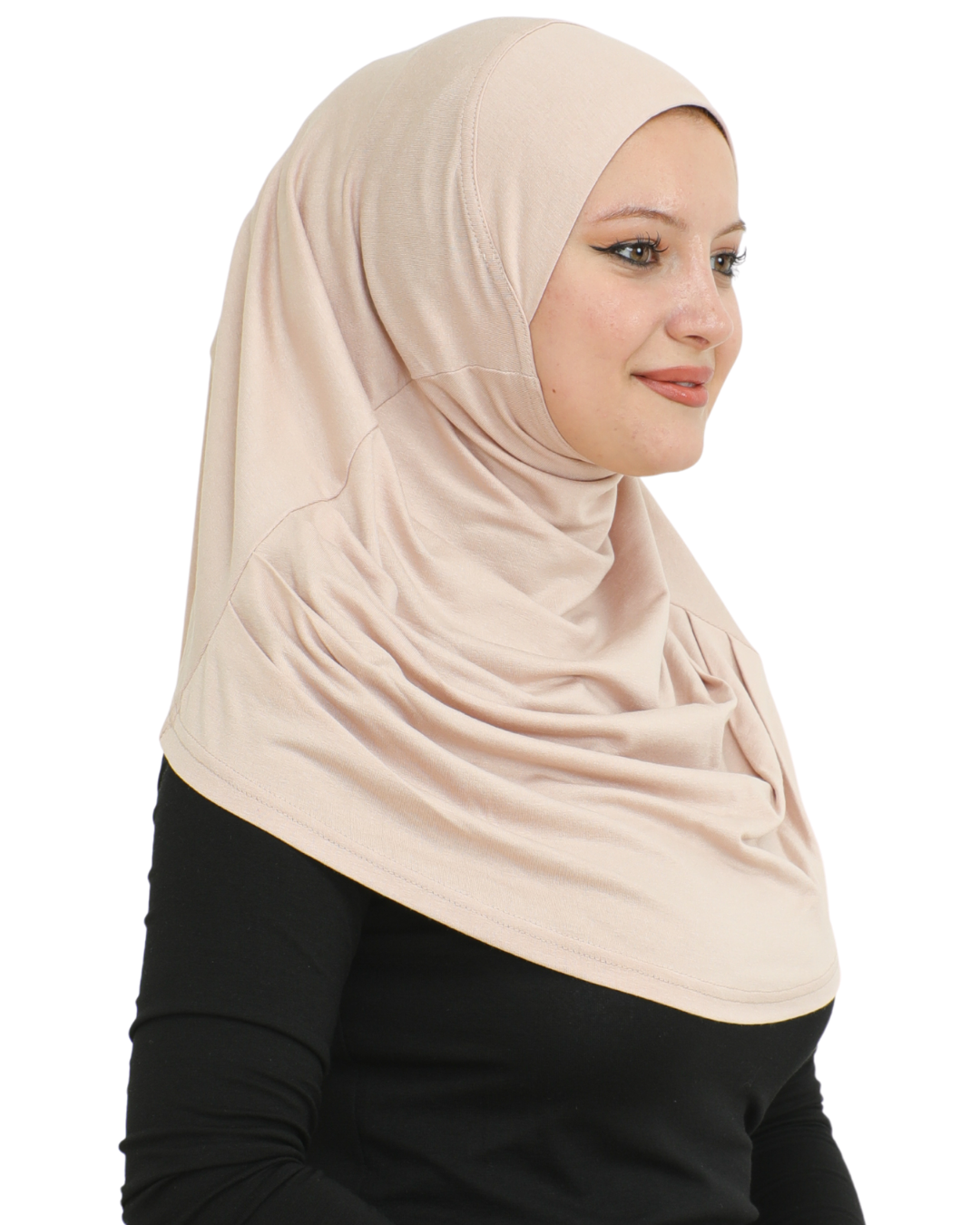 Plain Ready To Wear Hijab for Women - Black