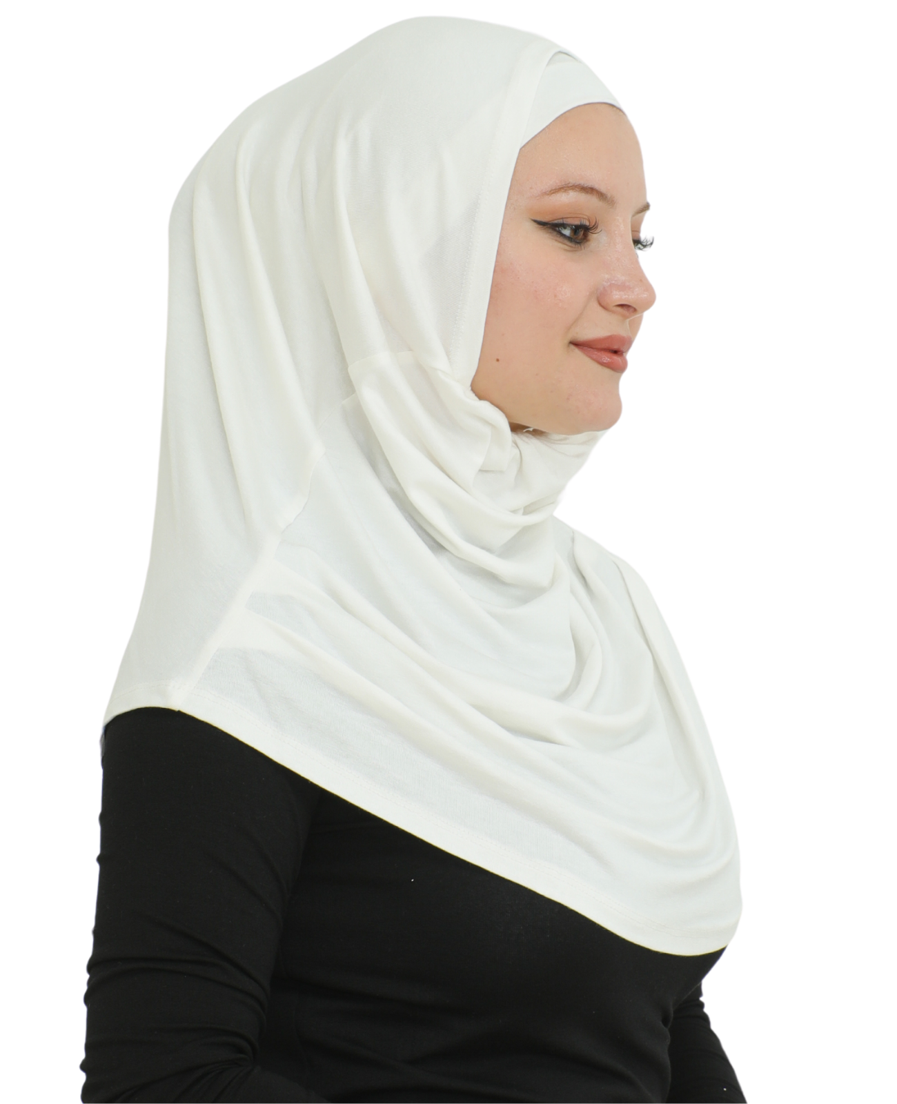 Chic Ready To Wear Hijab For Women - Black