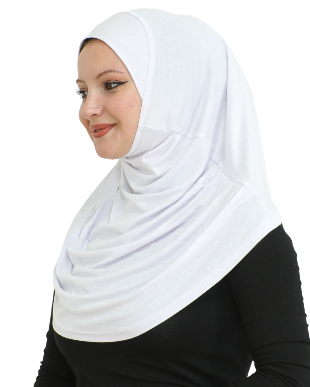 Plain Ready To Wear Hijab for Women - Black