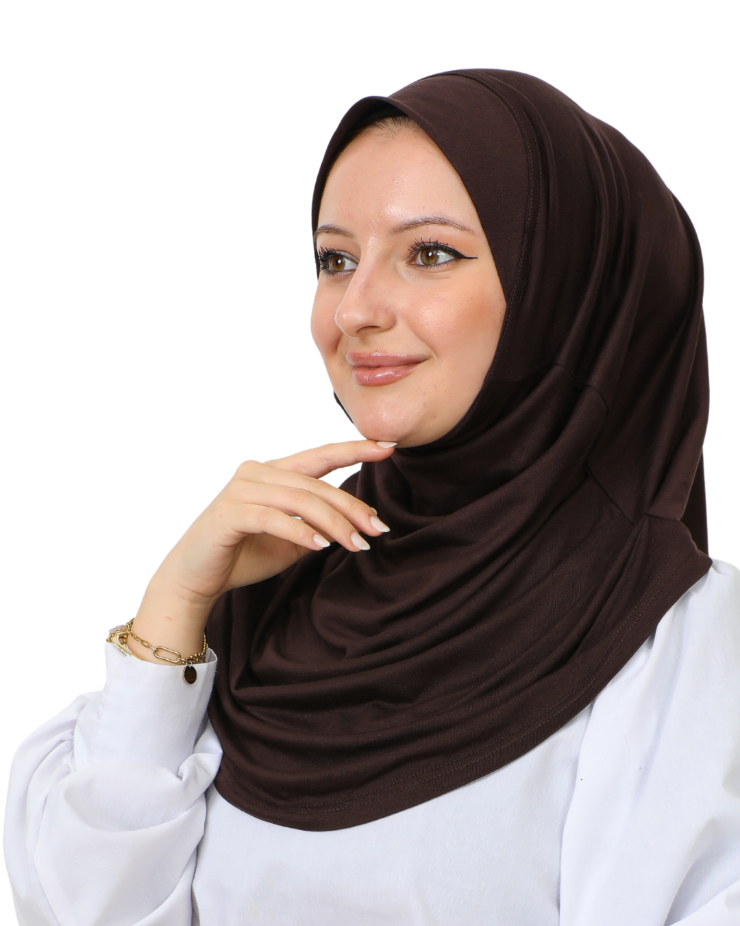 Plain Ready To Wear Hijab for Women - Black