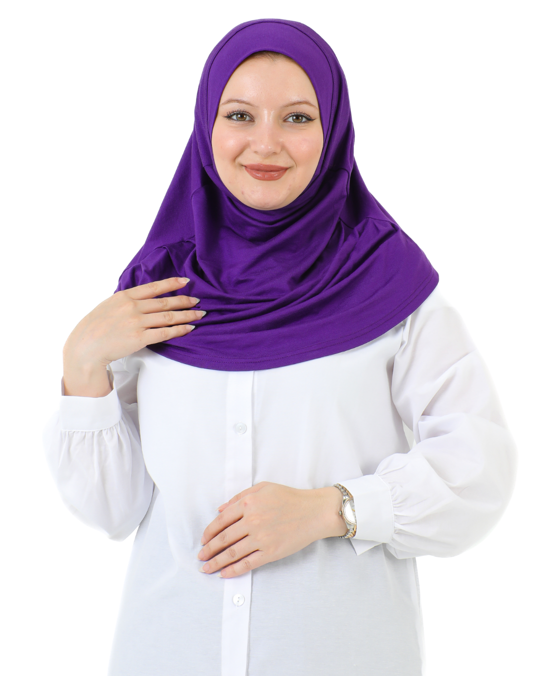 Plain Ready To Wear Hijab for Women - Black