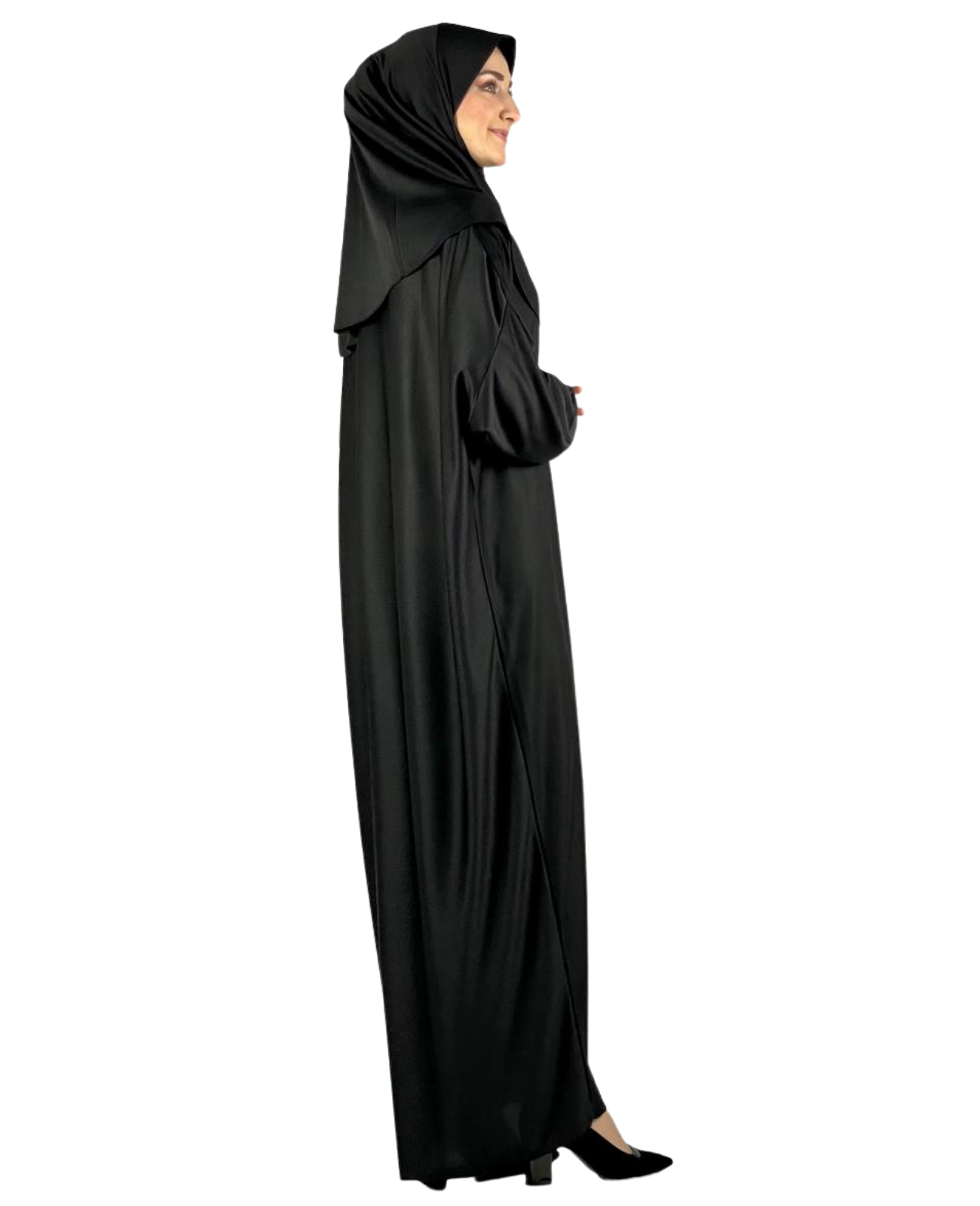 Women Prayers Clothes with Hijab Muslim Outfits Long Robe Abaya Turkish Islamic Dresses Dubai Kaftan with Rosary