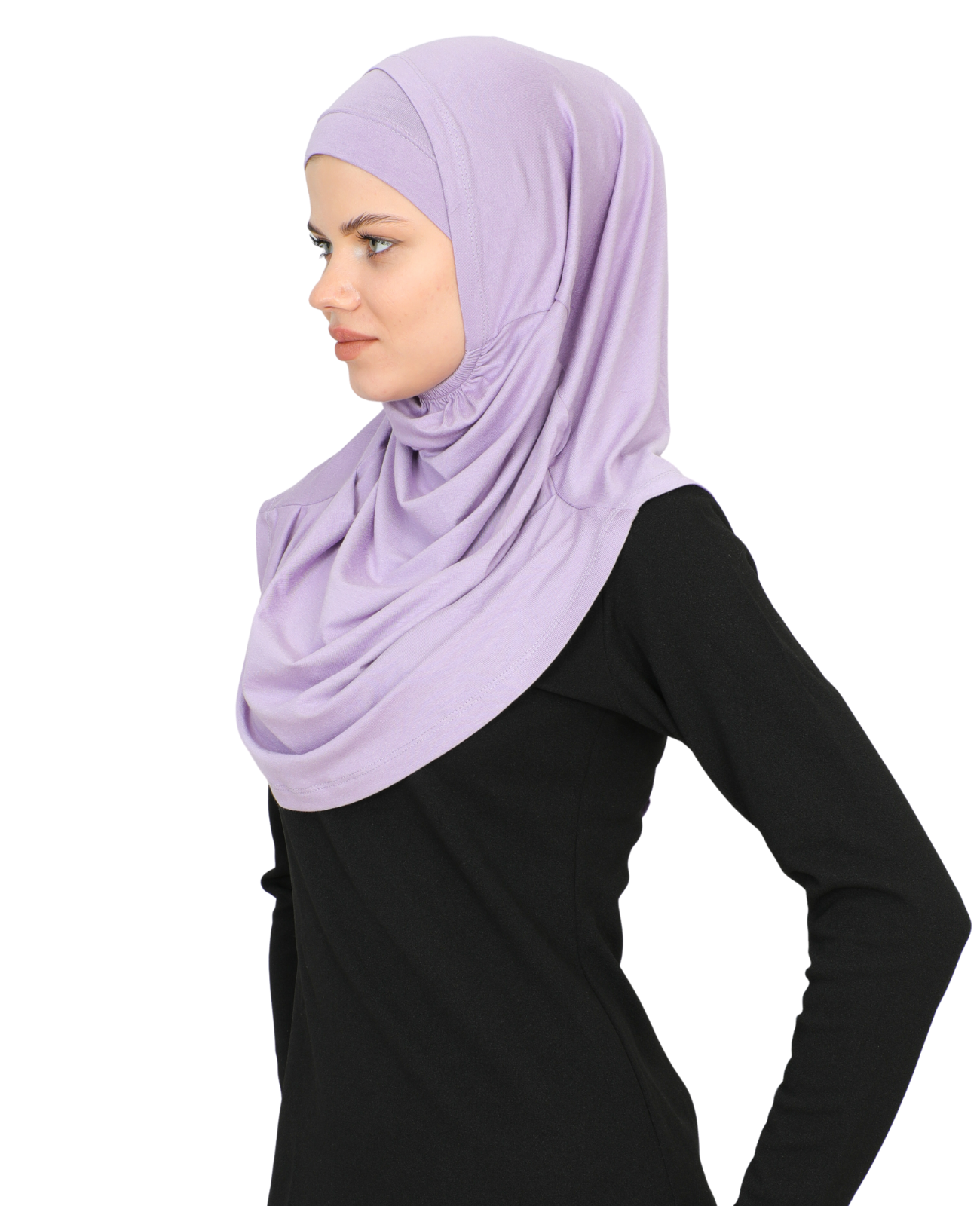 Chic Ready To Wear Hijab For Women - Black