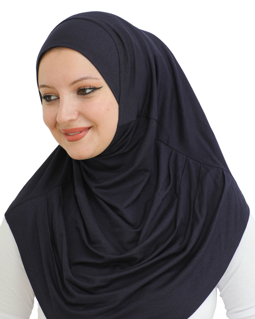 Plain Ready To Wear Hijab for Women - Black