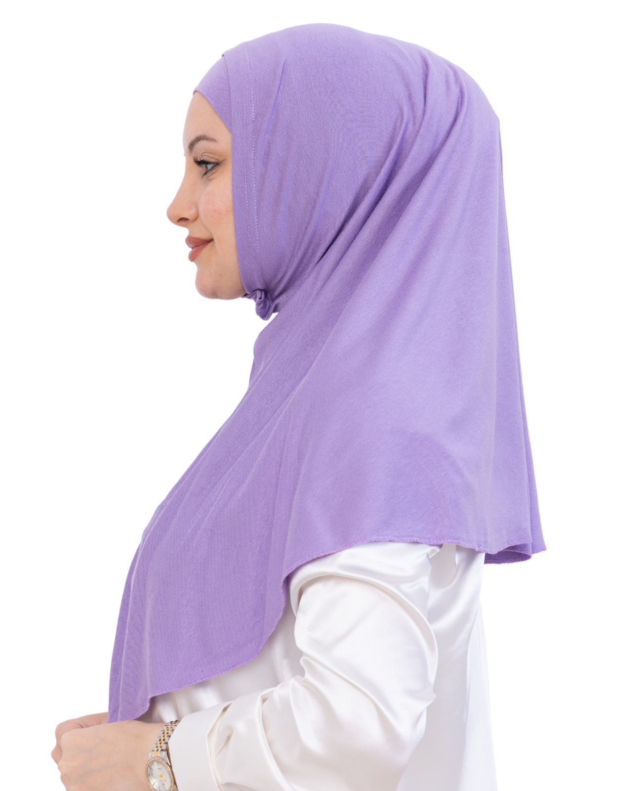 Instant Hijab With Cap Non Pleated - Black