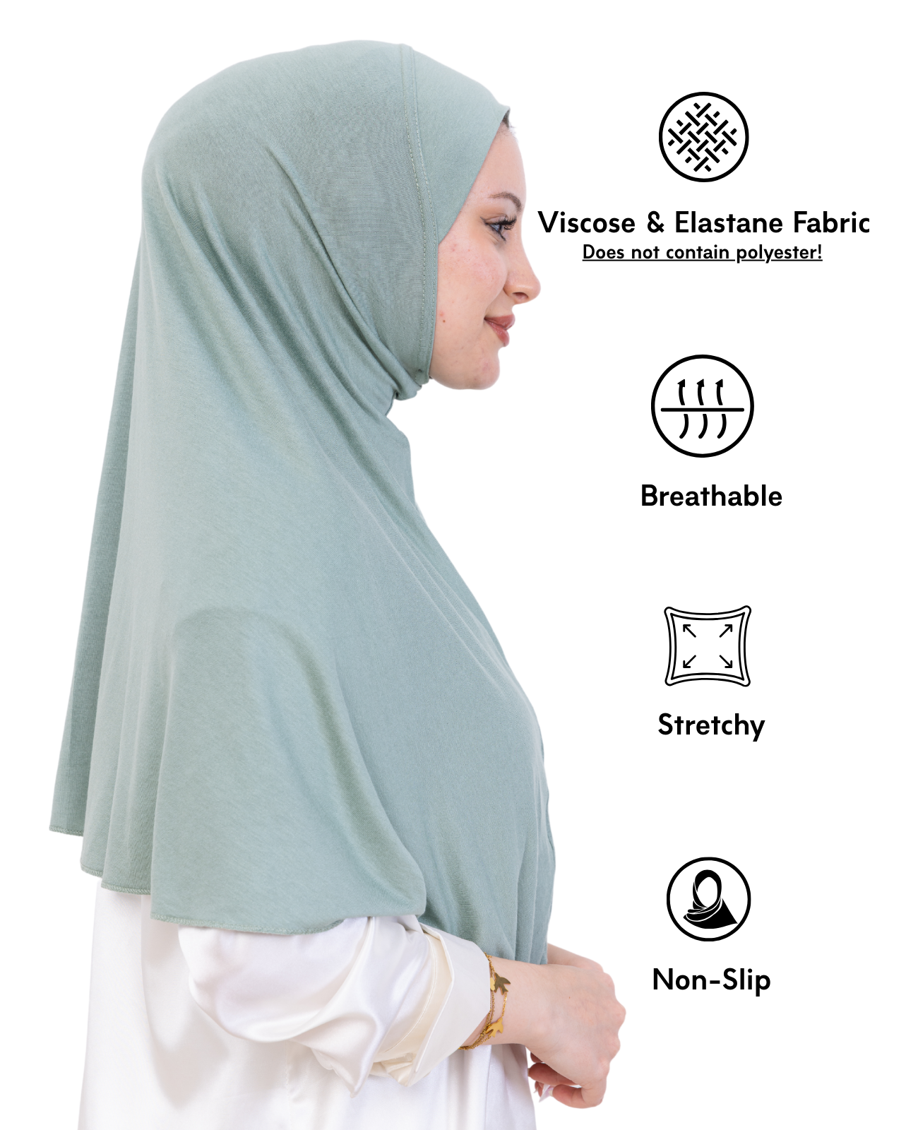 Ready Hijab One Piece Flat