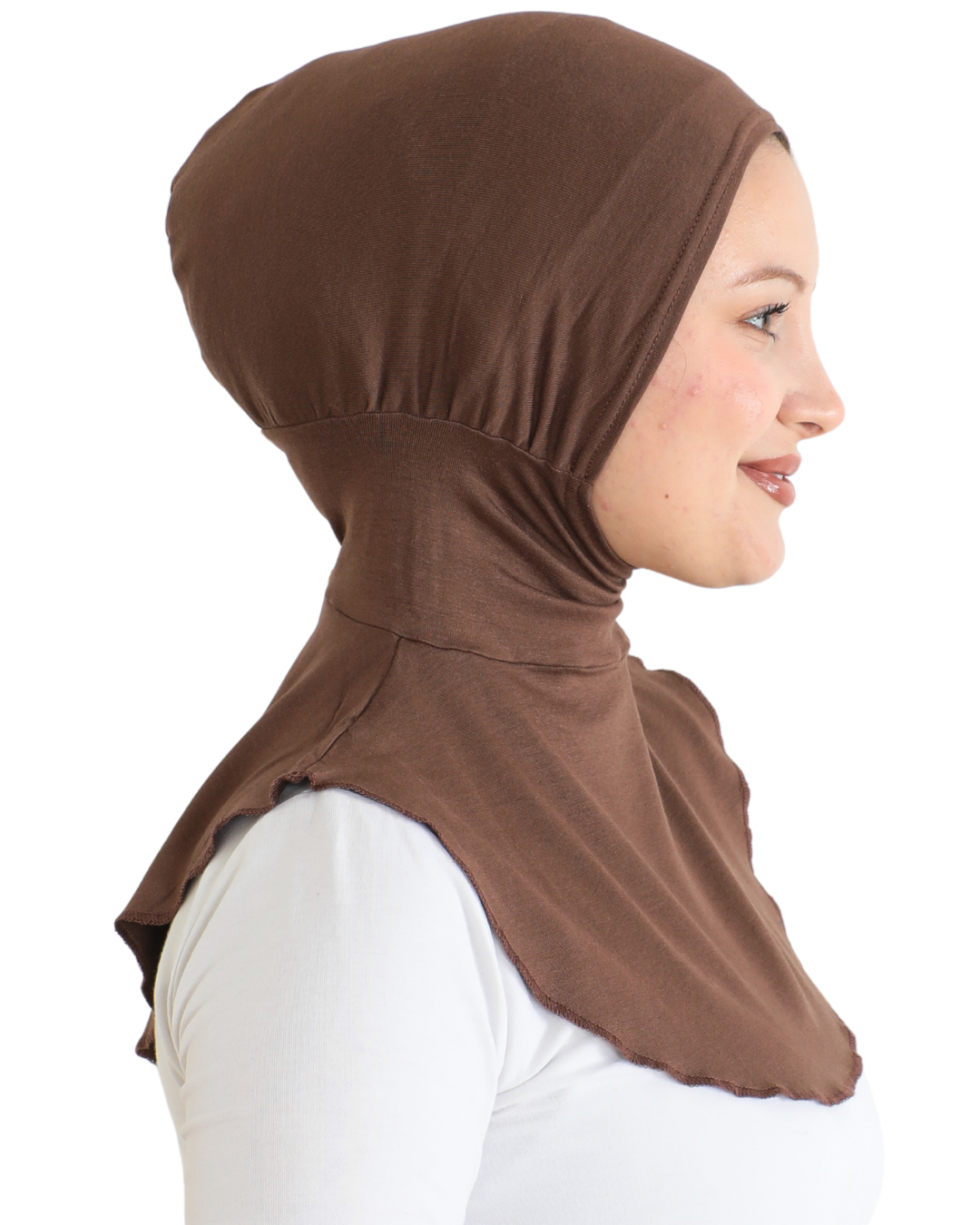 Sport Hijab With Neck Collar - Black