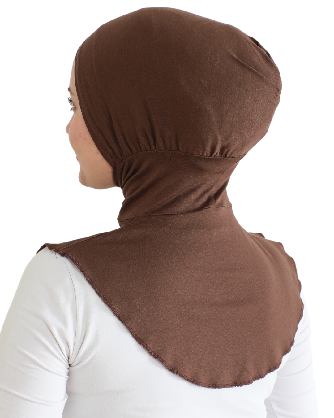 Sport Hijab With Neck Collar - Black