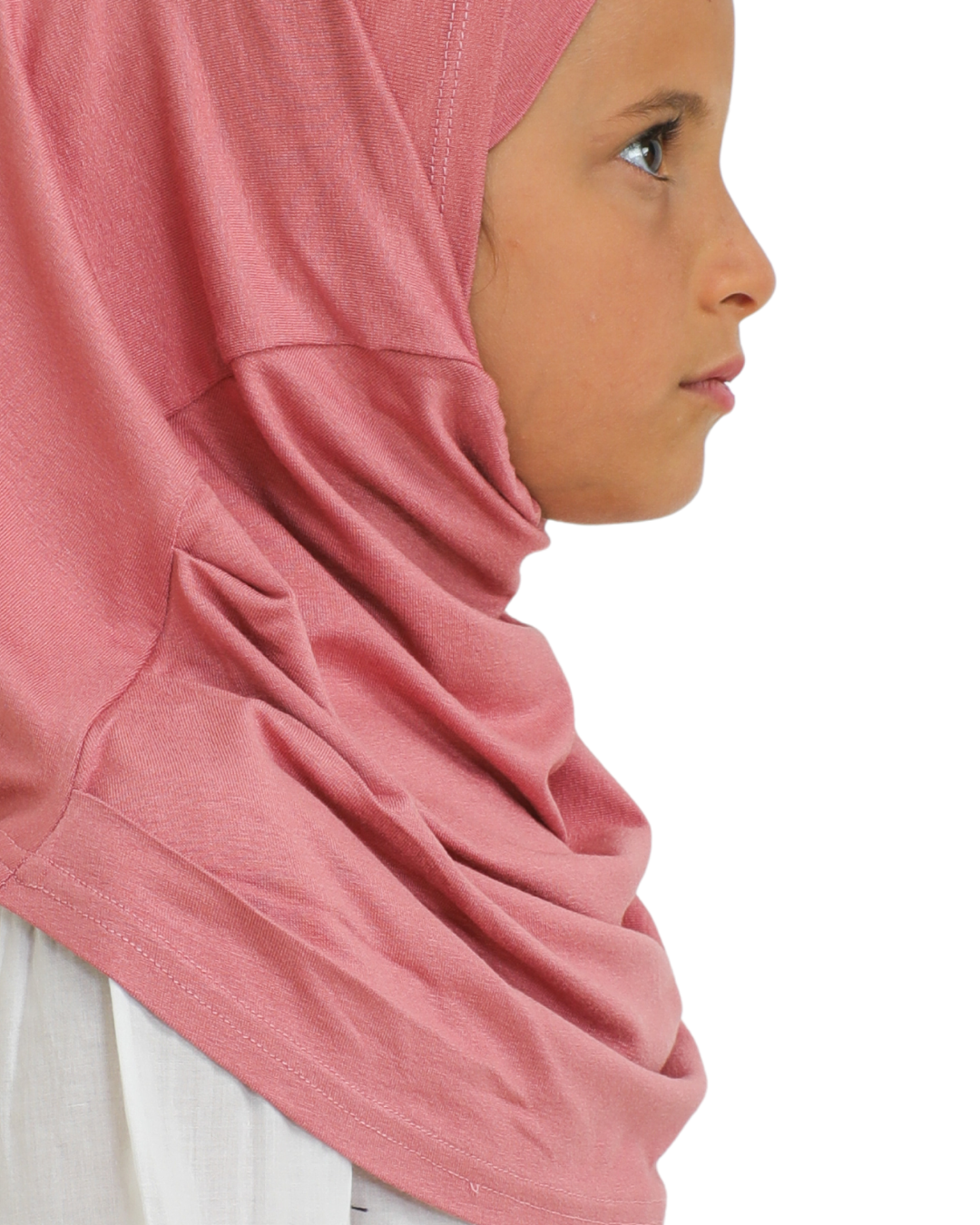 Easy To Wear Hijab For Girls Muslim Scarf for Kids - Pink