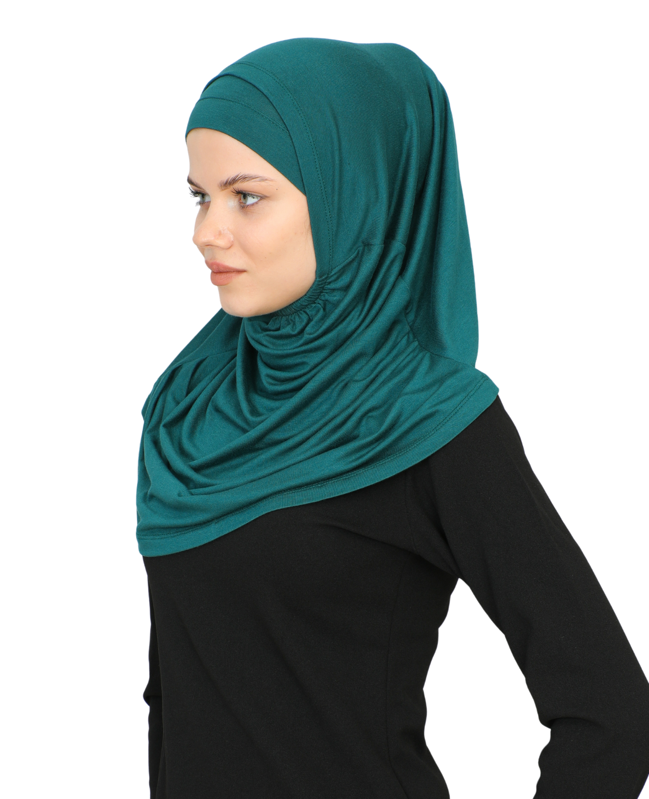 Chic Ready To Wear Hijab For Women - Black