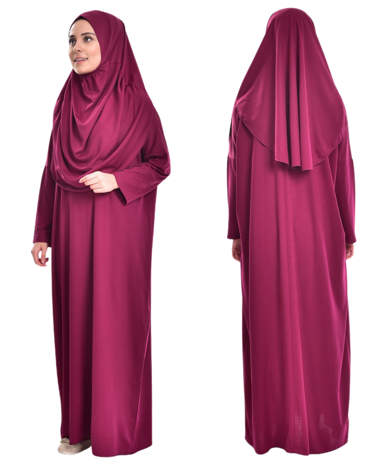 Muslim Dress For Women With Hijab, Abaya, Instant Prayer Clothes Set, Islamic Wear, Dubai Kaftan Jilbab Burqa