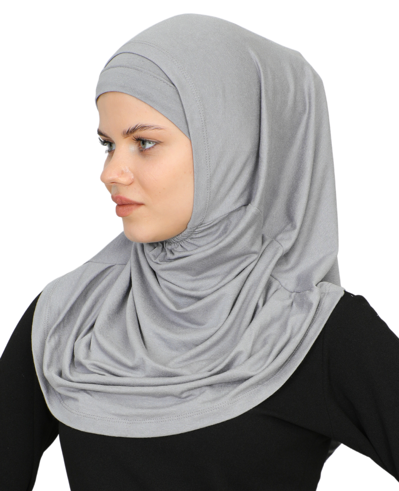 Chic Ready To Wear Hijab For Women - Black