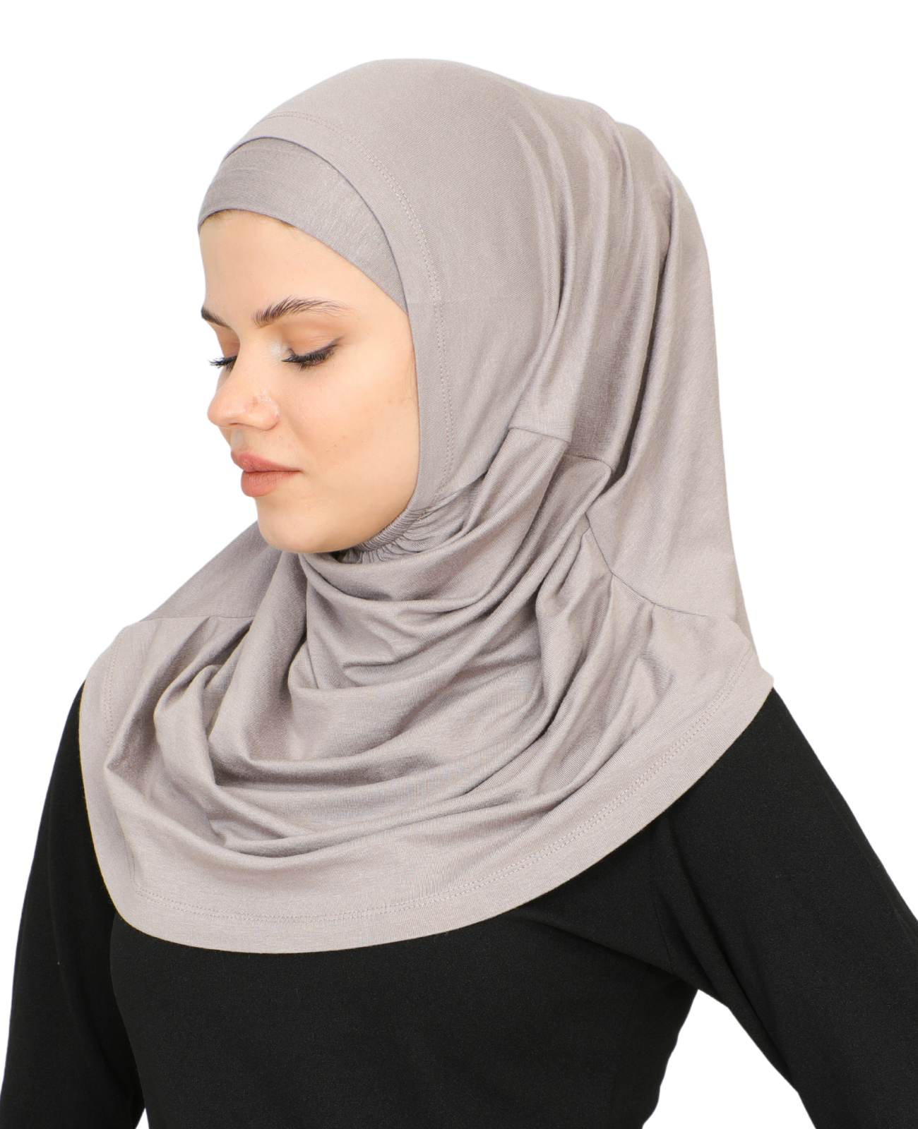 Chic Ready To Wear Hijab For Women - Black